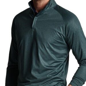 NWT 	Peter Millar Crown Comfort Interlock 1/4 Zip Pullover